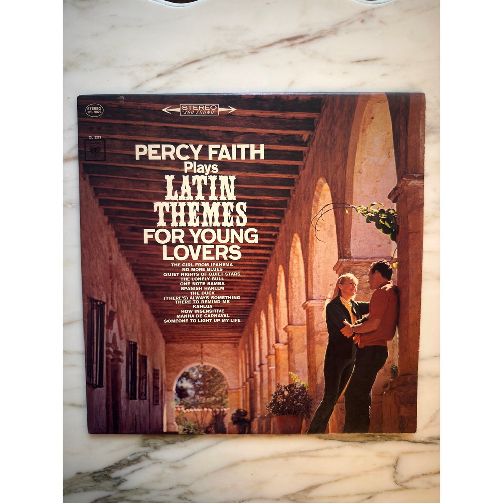 Vintage Percy Faith Latin Themes for Young Lovers Columbia Stereo Vinyl LP